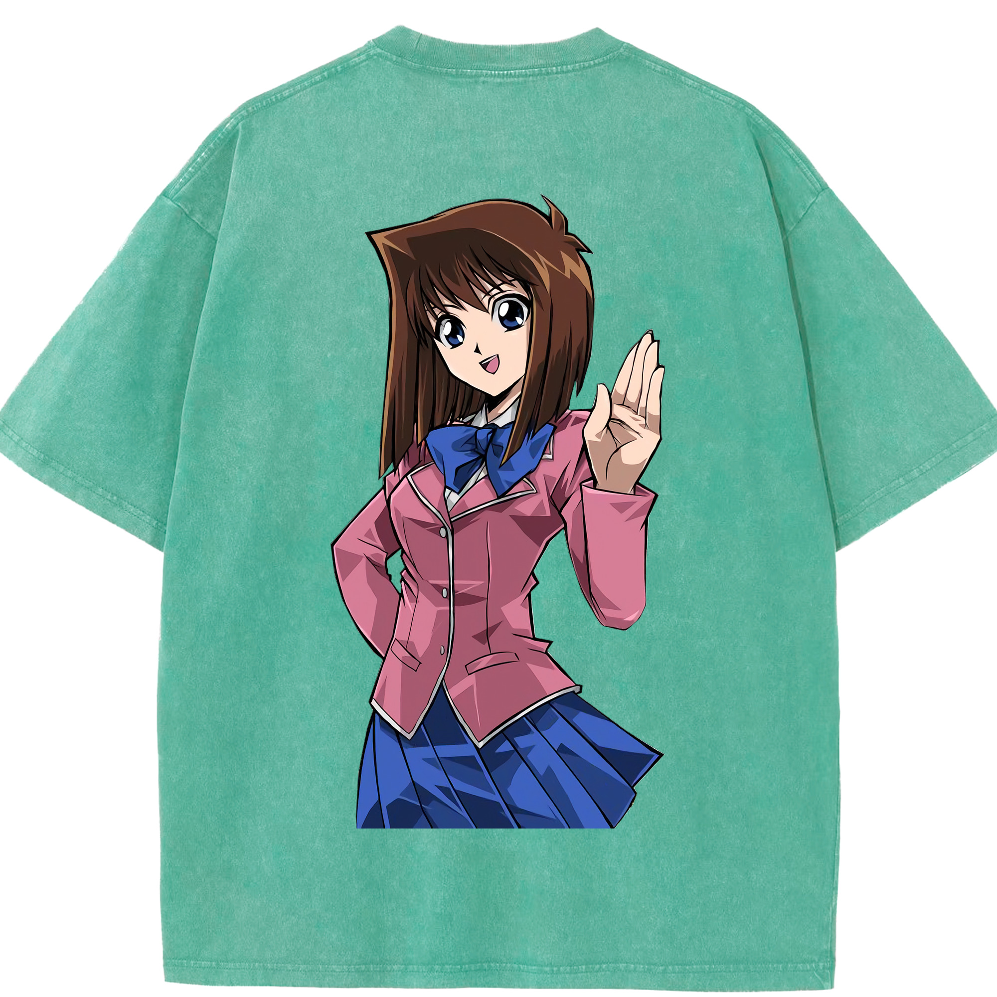 （画像用） 遊☆戯☆王 Yu-Gi-Oh! 綿100% ヴィンテージ風 半袖Tシャツ（背面プリント）